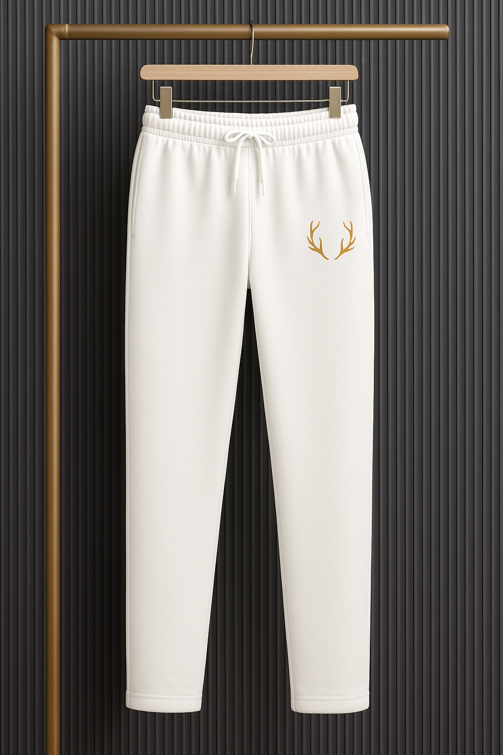 White Stagg Joggers