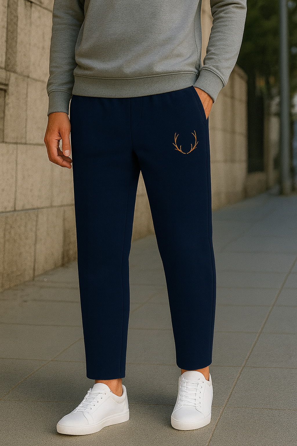 Navy Stagg Joggers